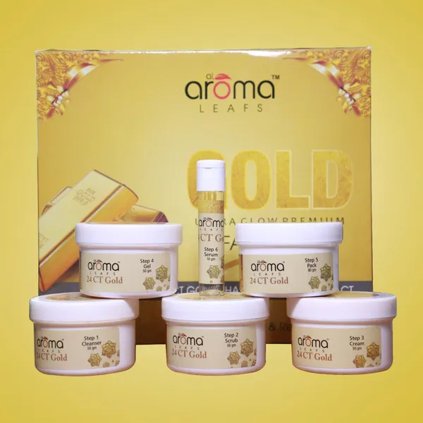Aroma Leafs Gold Ultra glow premium FACIAL KIT